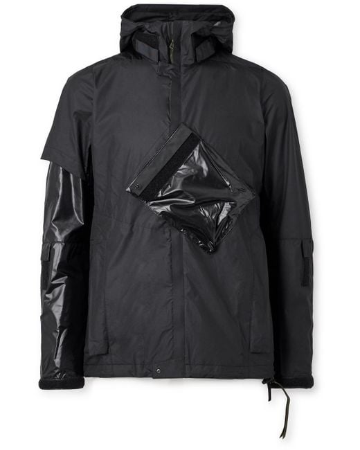 Acronym Black J36-ws Spiked Gore-tex Windstopper® And Shell Hooded Jacket for men