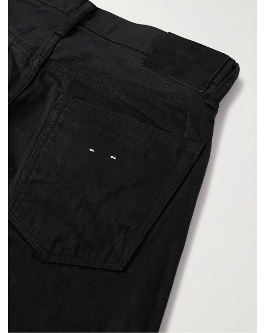 Jeans slim-fit a gamba dritta Social Sculpture di Visvim in Black da Uomo