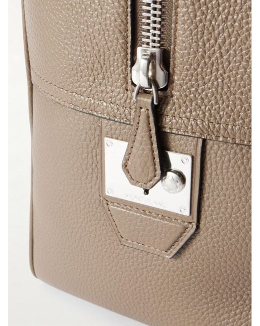 Montblanc Natural Full-grain Leather Holdall for men