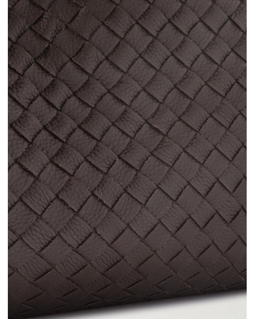 Bottega Veneta Brown Large Traveler Intrecciato Textured-Leather Tote Bag for men