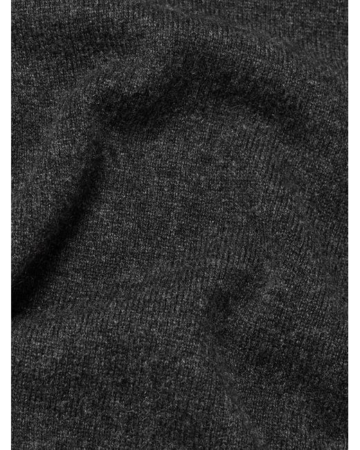 Allude Gray Cashmere Sweater for men