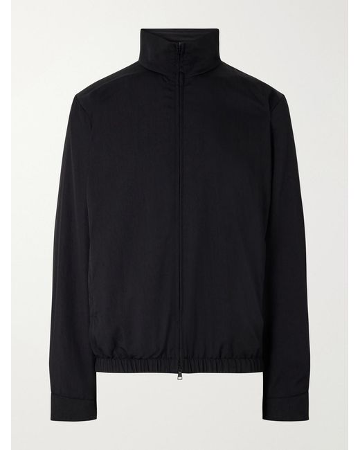 Our Legacy Black Casino Tencel Lyocell-Blend Twill Blouson Jacket for men