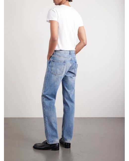 Dolce & Gabbana Blue Straight-leg Jeans for men