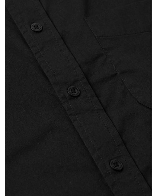 Nili Lotan Black Finn Cotton-Poplin Shirt for men