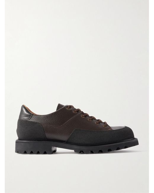 Morjas Black The Hybrid Hiker Full-grain Leather Boots for men
