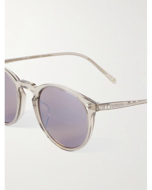 Oliver Peoples Natural O'malley Round-frame Acetate Sunglasses for men