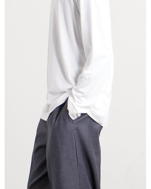 CDLP White Lyocell And Pima Cotton-Blend Jersey T-Shirt for men
