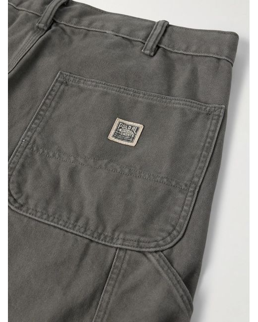Polo Ralph Lauren Gray Dungaree Straight-Leg Carpenter Jeans for men