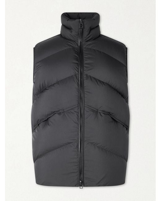 Tom Ford Black Quilted Shell Gilet for men