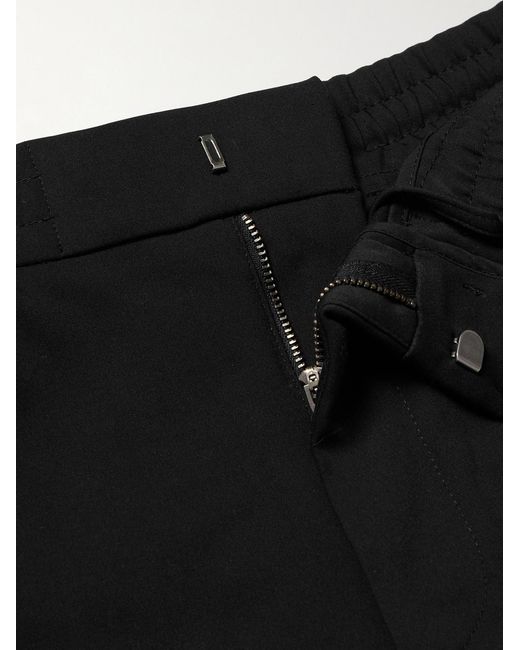 NN07 Black Billie 1733 Tapered Stretch Cotton-Blend Trousers for men