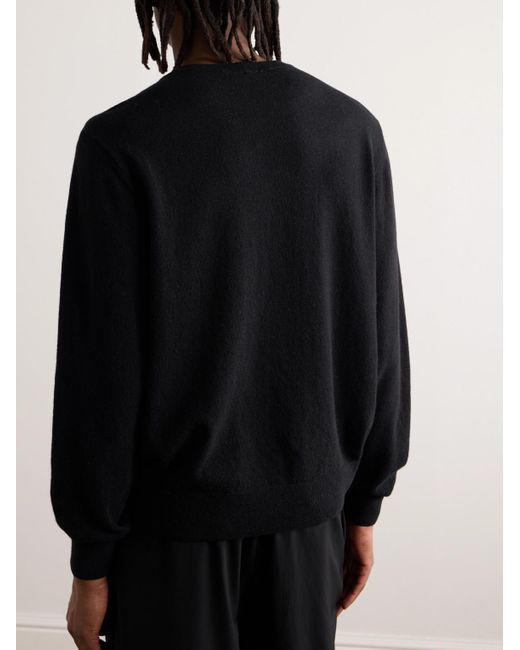 Pullover in misto lana di Lemaire in Black da Uomo