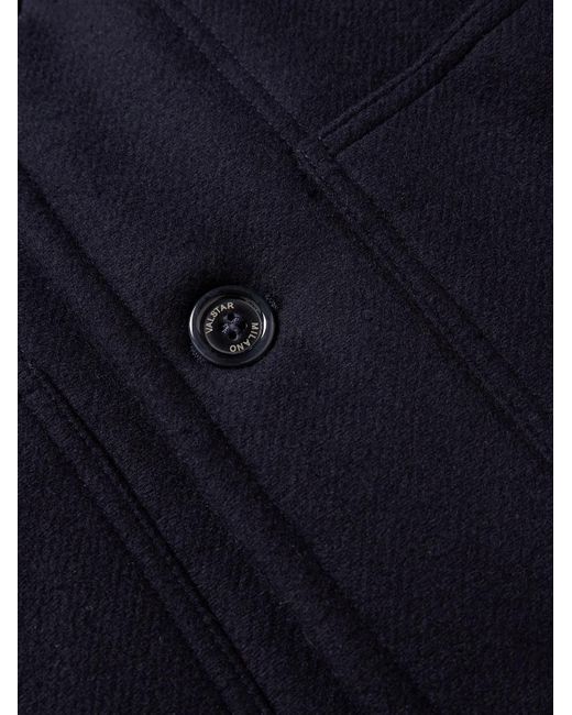Valstar Blue Padded Virgin Wool Jacket for men