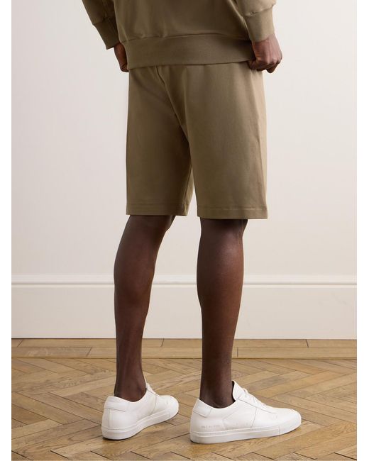 Hanro Green Natural Living Straight-Leg Stretch-Cotton Jersey Drawstring Shorts for men