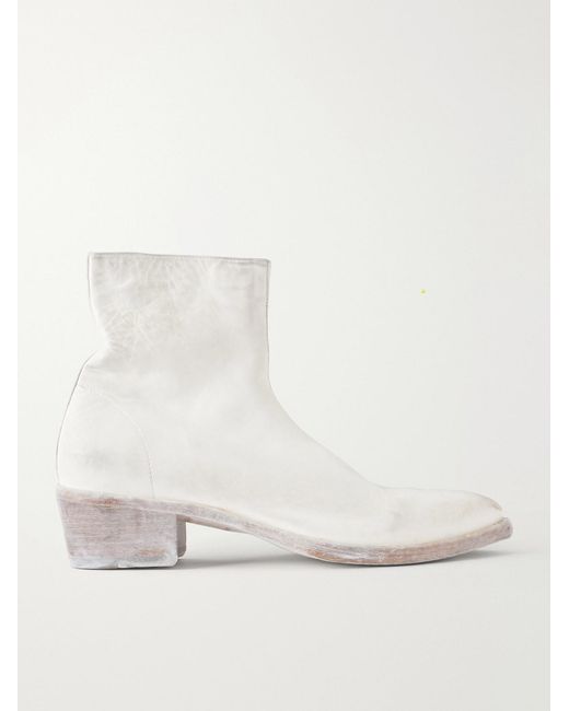 424 Natural Leather Boots for men
