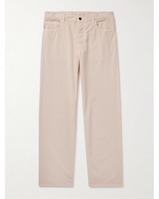 The Row Natural Ross Straight-leg Cotton-corduroy Trousers for men