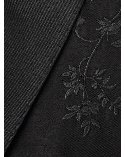 Giacca da smoking in misto lana e mohair decorata di Etro in Black da Uomo