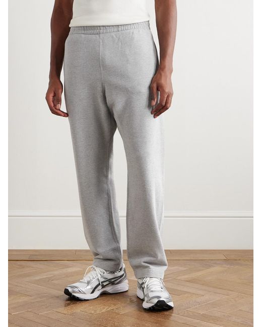Remi Relief Gray Straight-leg Cotton-jersey Sweatpants for men
