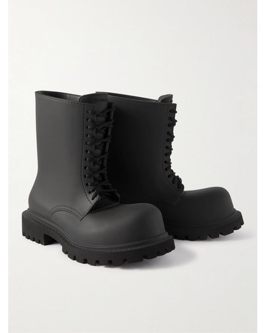 Balenciaga Black Boots for men