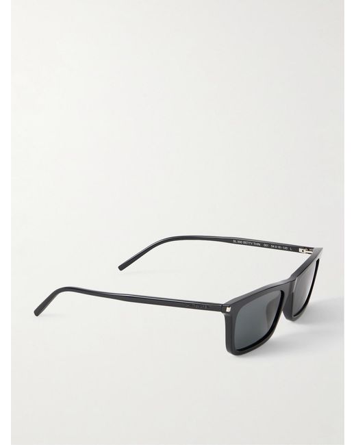 Saint Laurent Gray Betty Square-frame Acetate Sunglasses for men