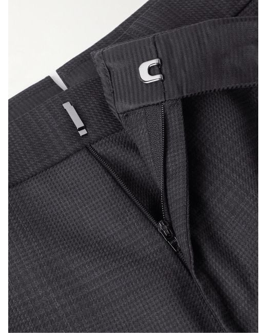 Tom Ford Blue Shelton Slim-fit Prince Of Wales Checked Wool-blend Suit Trousers for men