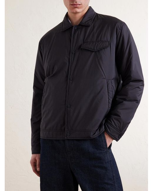 Herno Blue Zip-up Shell Jacket for men