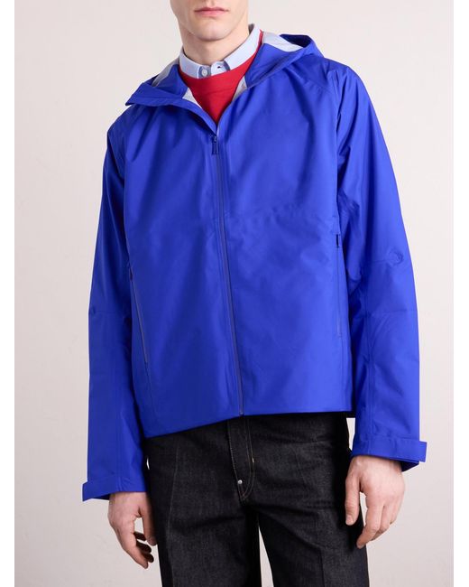 Canada Goose Blue Horizon Rain Shell Hooded Jacket for men