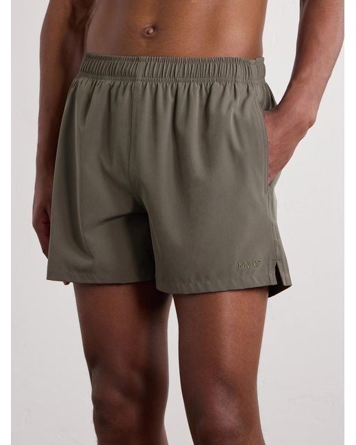 NN07 Green Holiday 10039 Straight-Leg Short-Length Recycled-Shell Swim Shorts for men