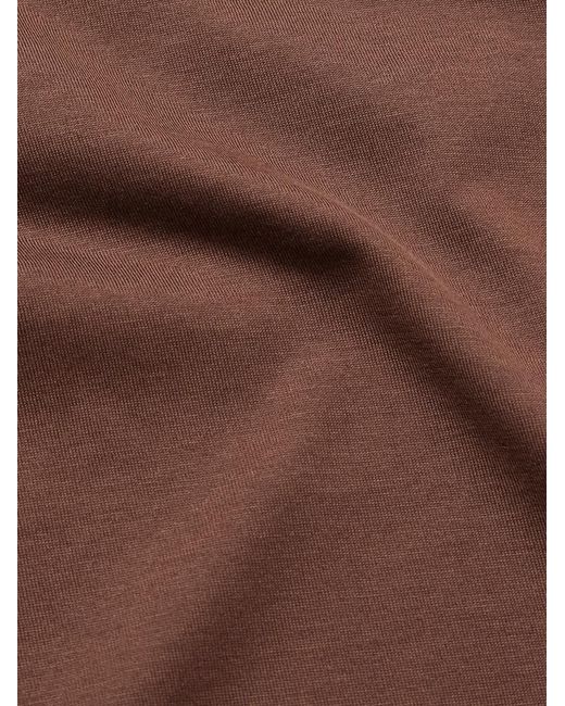 Sunspel Brown Slim-Fit Cotton-Jersey T-Shirt for men