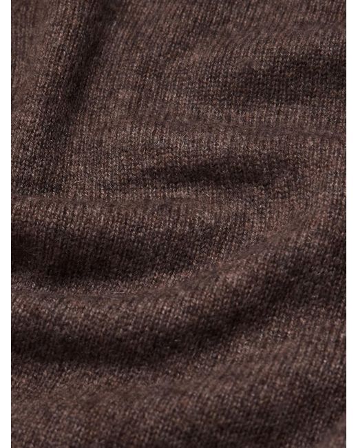 James Perse Brown Cashmere Sweater for men
