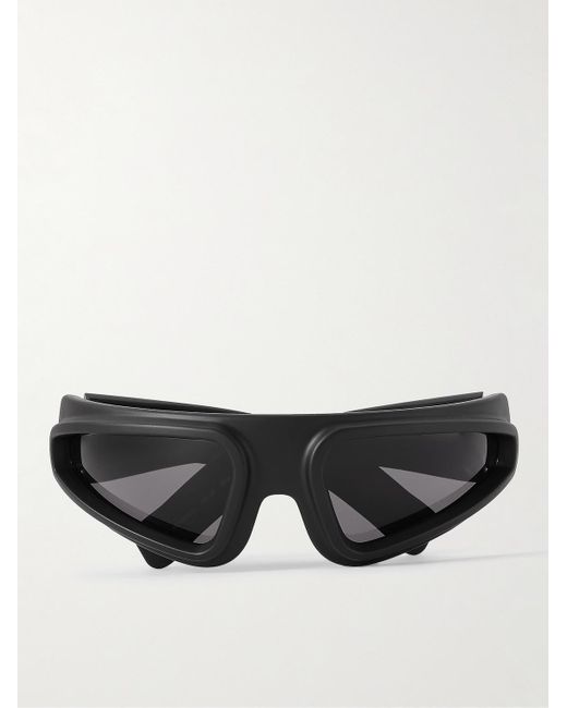 Rick Owens Ryder Sonnenbrille mit D-Rahmen aus Azetat in Black für Herren