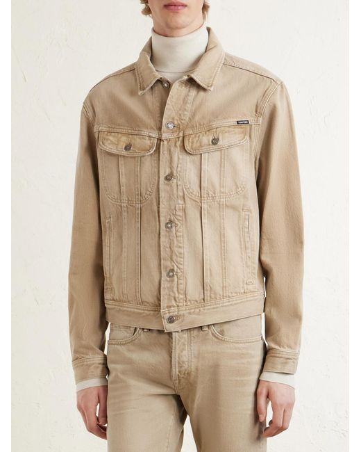 Tom Ford Natural Denim Jacket for men
