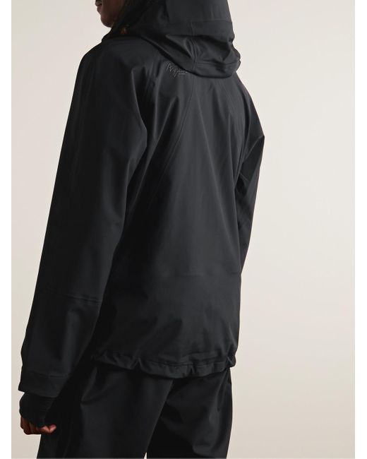 Aztech Mountain Black Hayden Hooded Ski Jacket for men