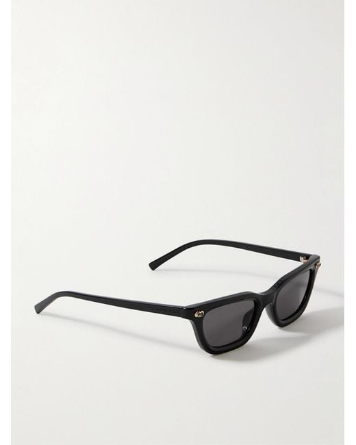 Gucci Black Cat-Eye Acetate Sunglasses for men