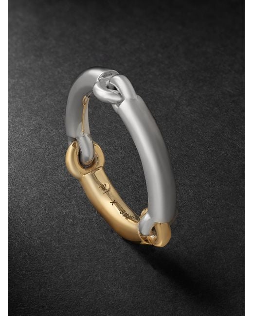 MAOR Black The Solstice 18-karat White And Yellow Gold Ring for men