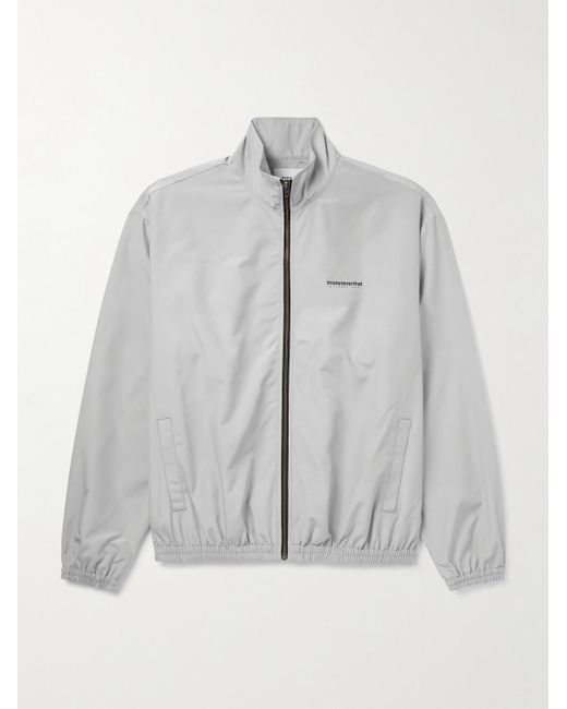 Thisisneverthat Gray Team Logo-print Shell Jacket for men