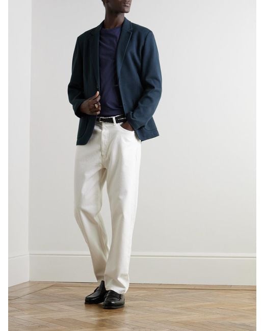 Rag & Bone Blue Butler Cotton-blend Piqué Blazer for men