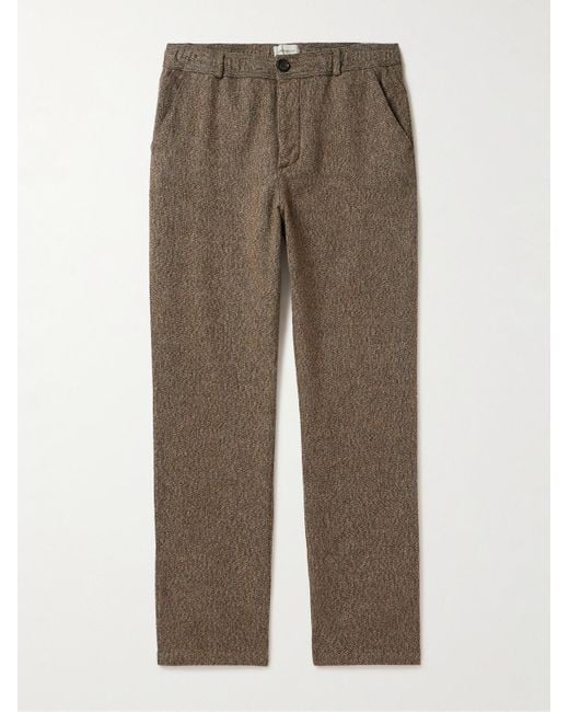 + Throwing Fits Paw 1799 Straight-Leg Tweed Trousers