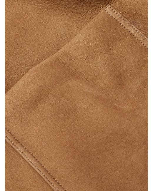 Mr P. Brown Shearling Jacket for men
