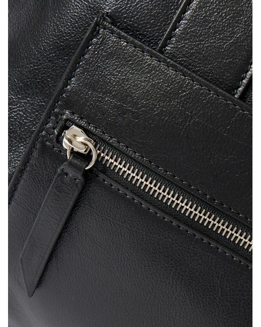 Racer Full-Grain Leather Tote Bag di Metier in Black da Uomo