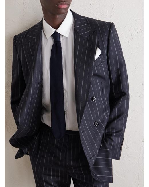 Tom Ford Blue 7cm Silk-twill Tie for men