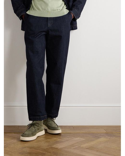 Officine Creative Green Frame 002 Suede Chukka Boots for men