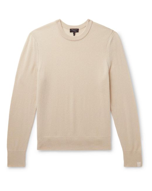Rag & Bone Natural Harding Slim-fit Cashmere Sweater for men