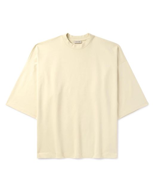 Fear Of God Natural Thunderbird Milano Oversized Embroidered Jersey T-shirt for men