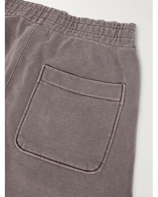 Remi Relief Gerade geschnittene Jogginghose aus Baumwoll-Jersey in Gray für Herren