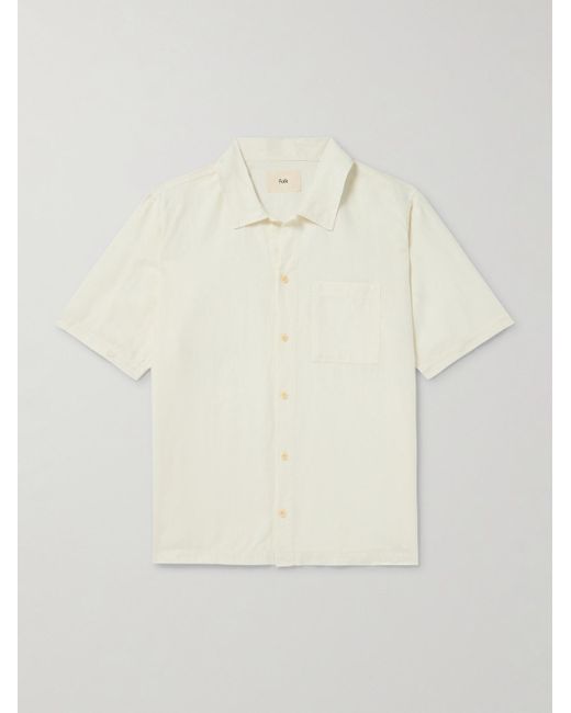 Folk Natural Gabe Linen And Cotton-Blend Shirt for men