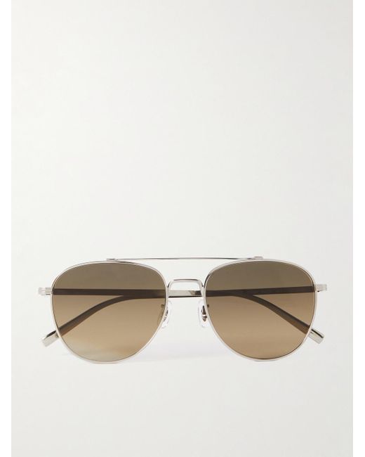 Oliver Peoples Natural Rivetti Aviator-style Titanium Sunglasses for men