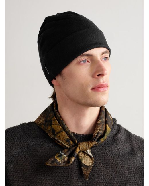 Satisfy Black Cloudmerino Beanie for men