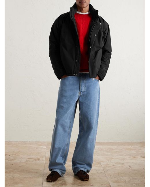 Laminar Black Padded Shell Hooded Jacket for men