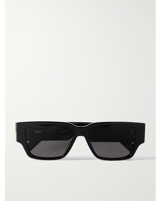 Dior Black Cd Diamond S5i D-frame Acetate And Silver-tone Sunglasses for men