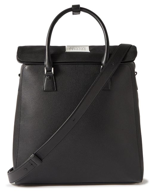 Maison Margiela 5ac Daily Vertical Convertible Leather Tote Bag in ...